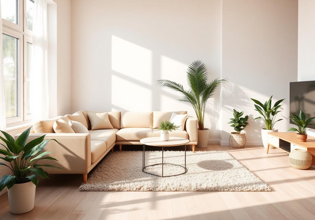 Spotless freshly cleaned NJ living room