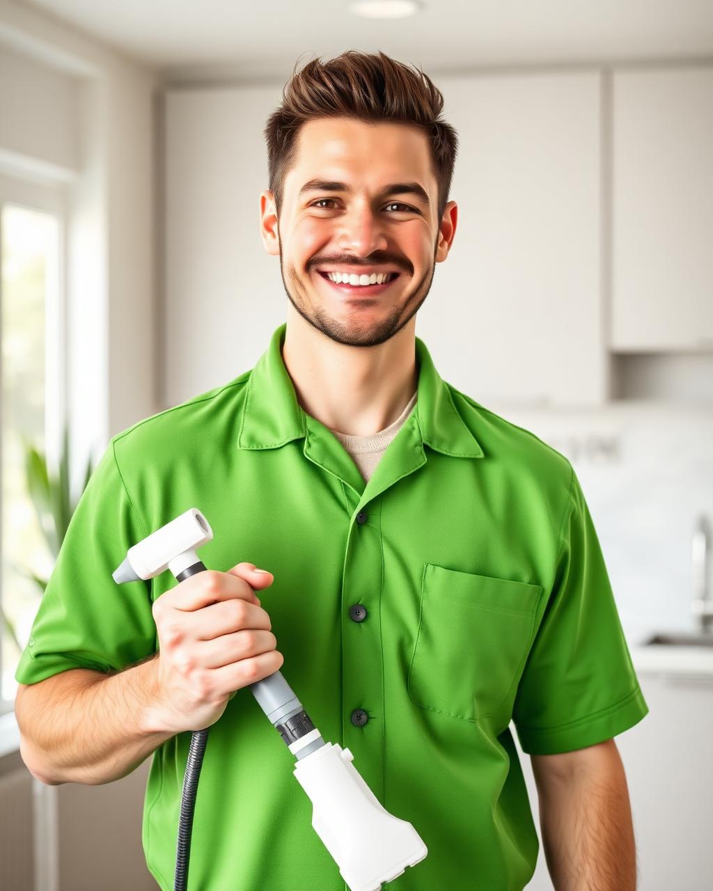 NJ Pro Green Solutions cleaning technician